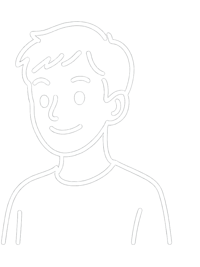 相談を支える男性のイラスト